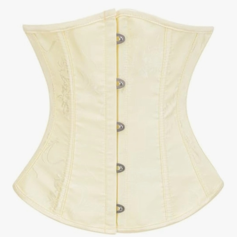 Elegant Butter Yellow Corset